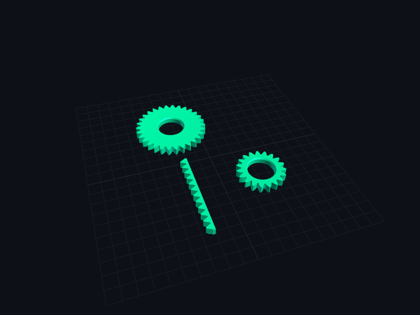 Library for parametric gears